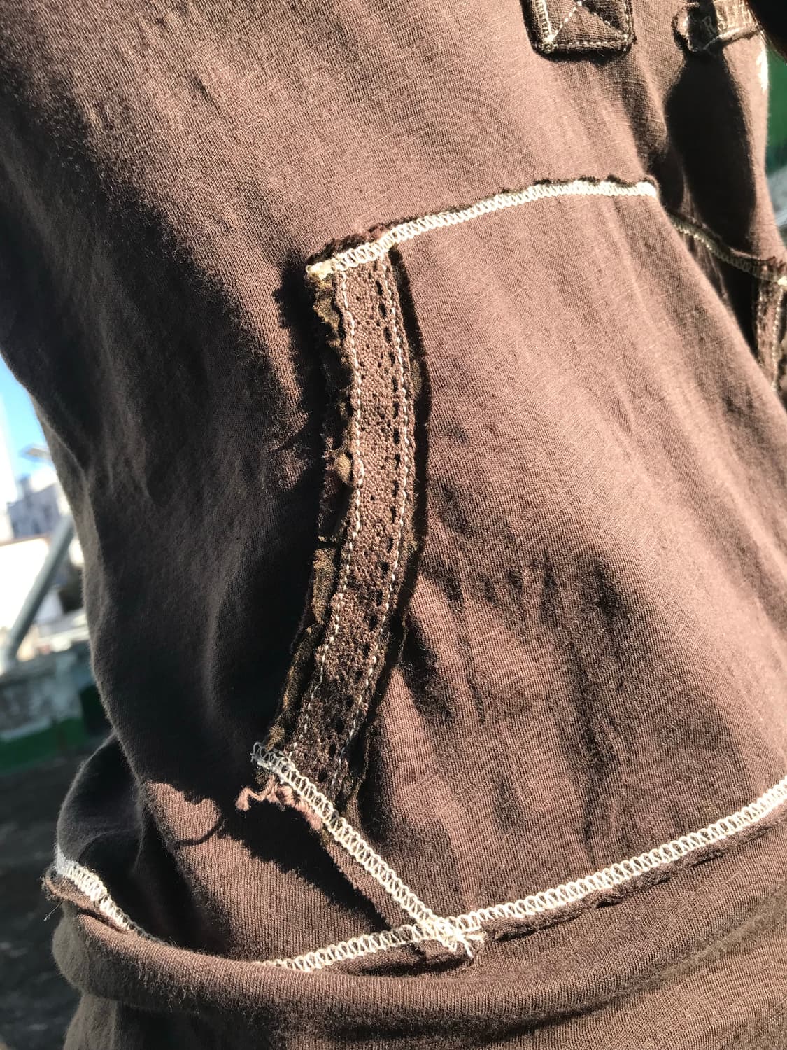 폴로 빈티지 브라운 후드 탑 상품이미지8