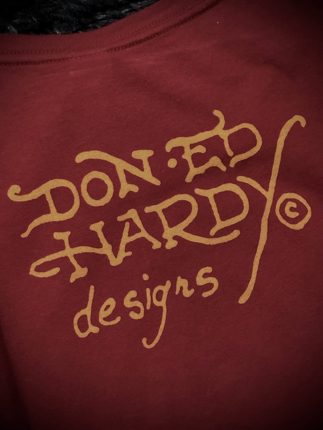 Ed Hardy 레드 스컬 큐빅 반팔 티셔츠 상품이미지9