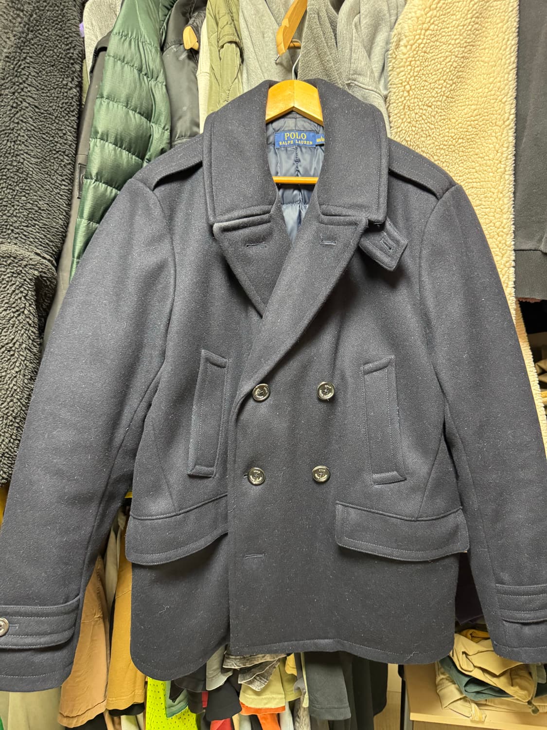 폴로 피코트 덕다운 팝니다. 상품이미지1