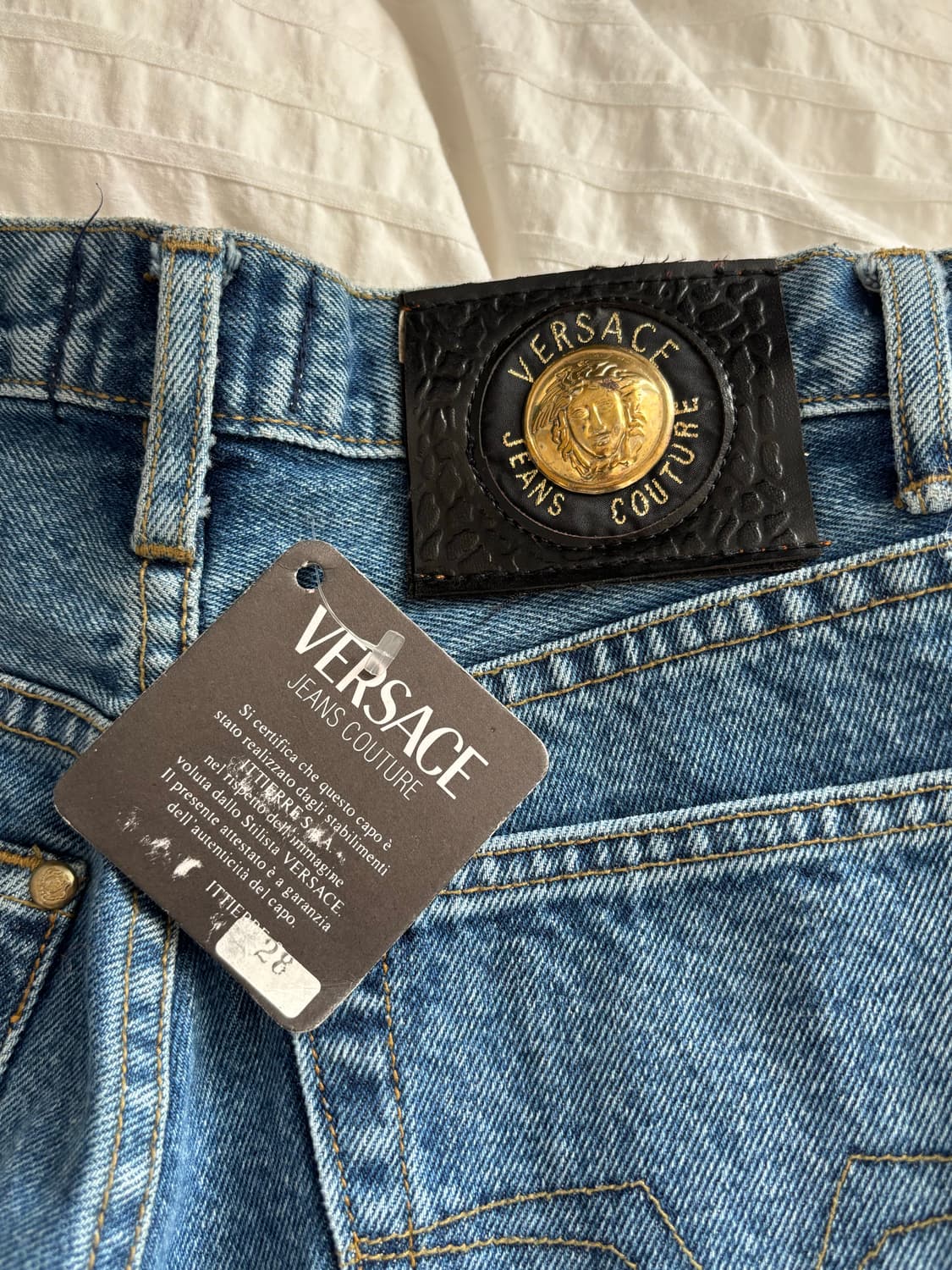 베르사체 데님 반바지 상품이미지6