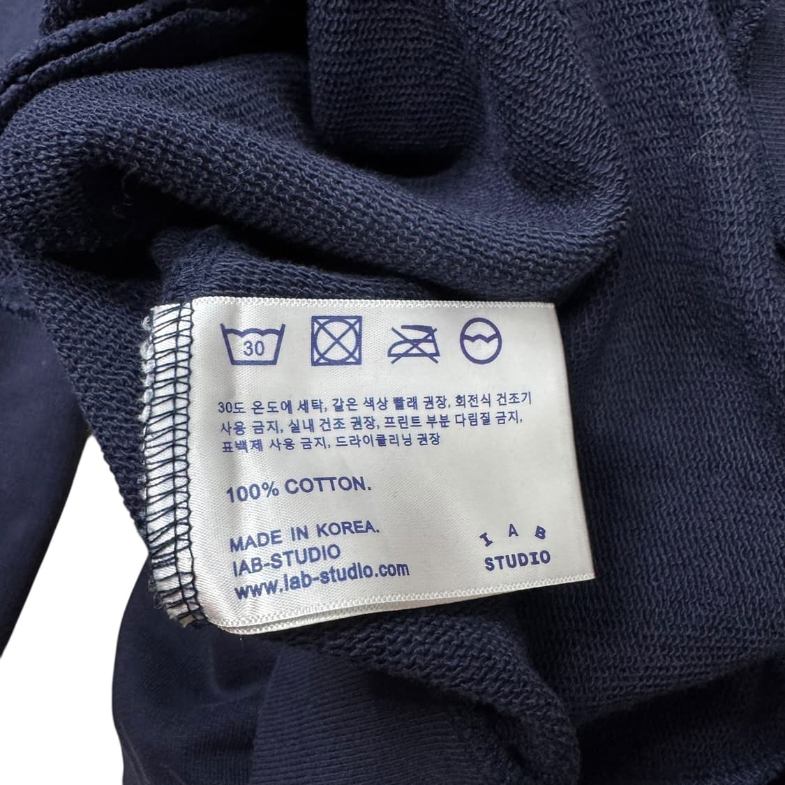 아이앱스튜디오 네이비 스타디움 자켓 상품이미지9