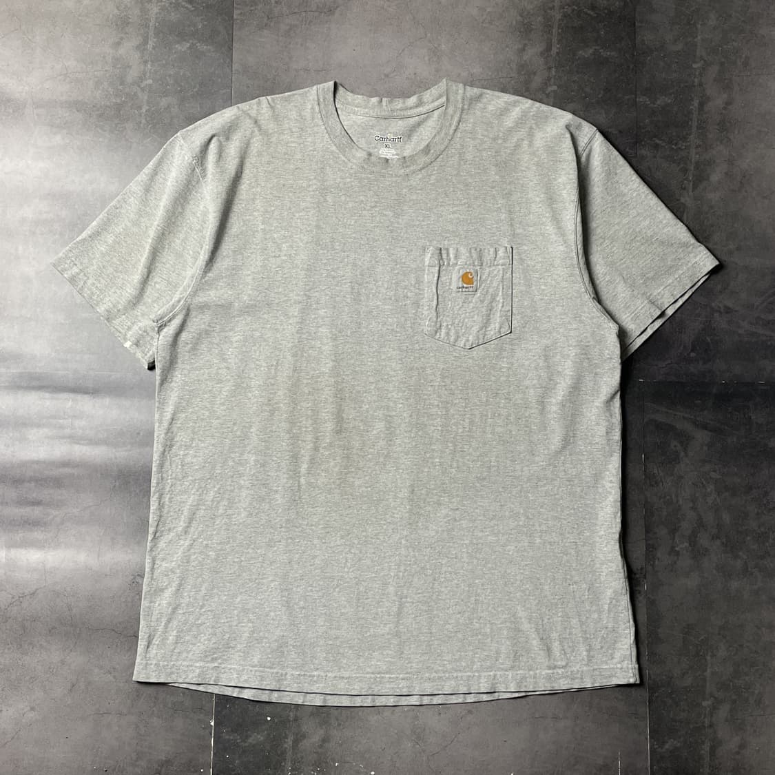 CARHARTT 칼하트K87 그레이 포켓 반팔 티셔츠 A01077 상품이미지1