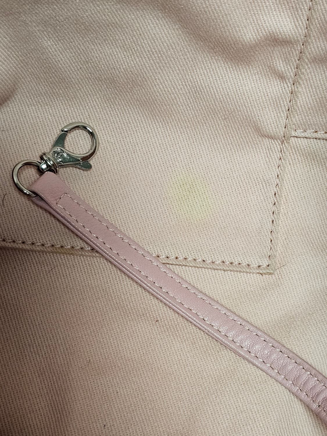 정품 샤넬 은장 라지 도빌백 21번대  상품이미지4