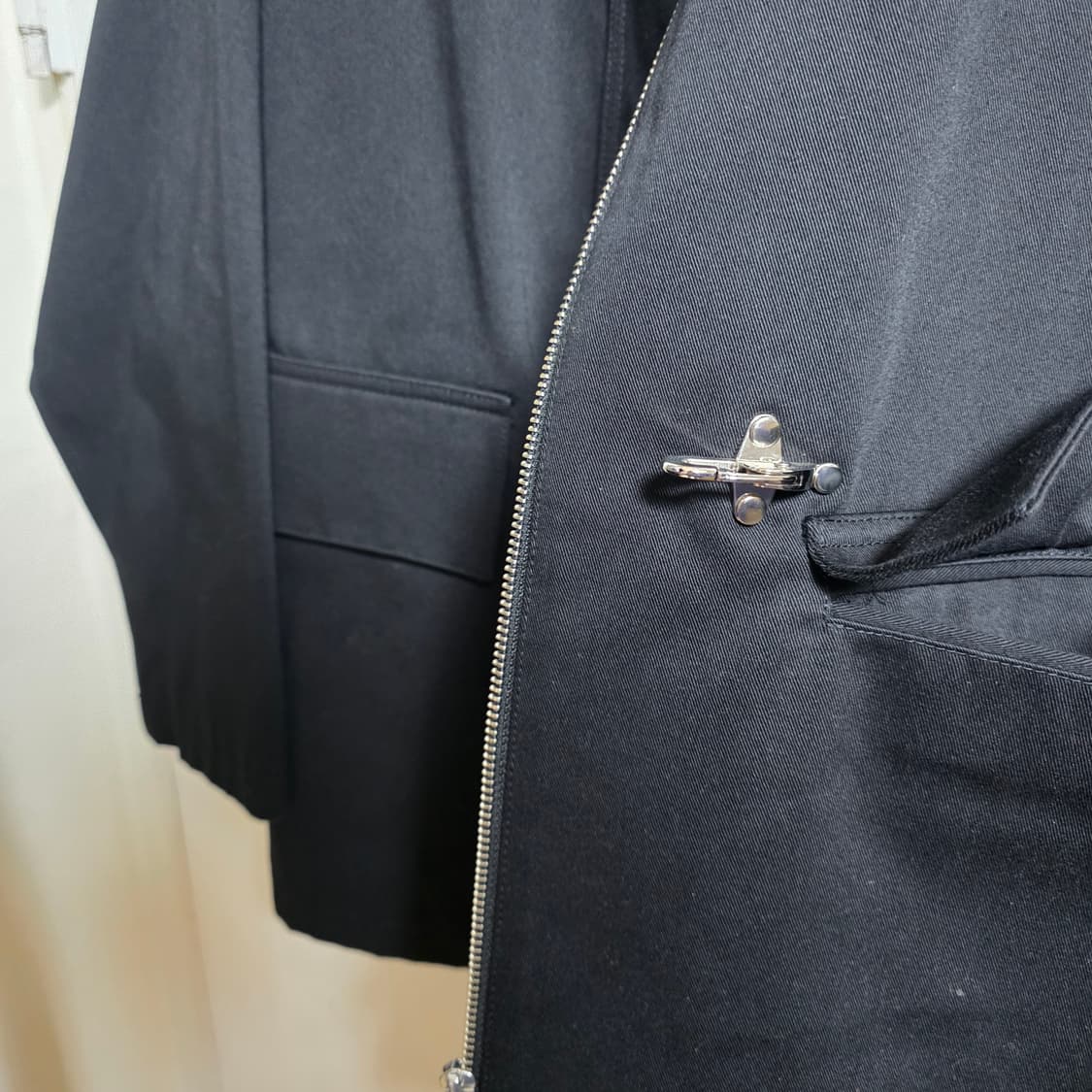 낫띵리튼 파이어맨 자켓 nothing written fireman 바버 상품이미지8