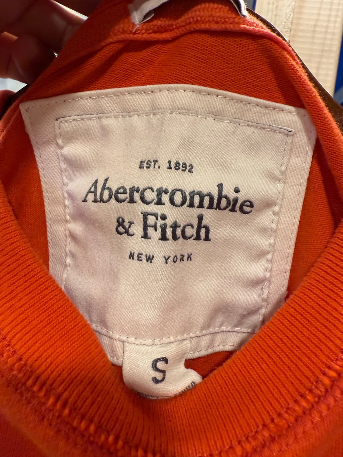 아베크롬비 오렌지 반팔 티셔츠 상품이미지2