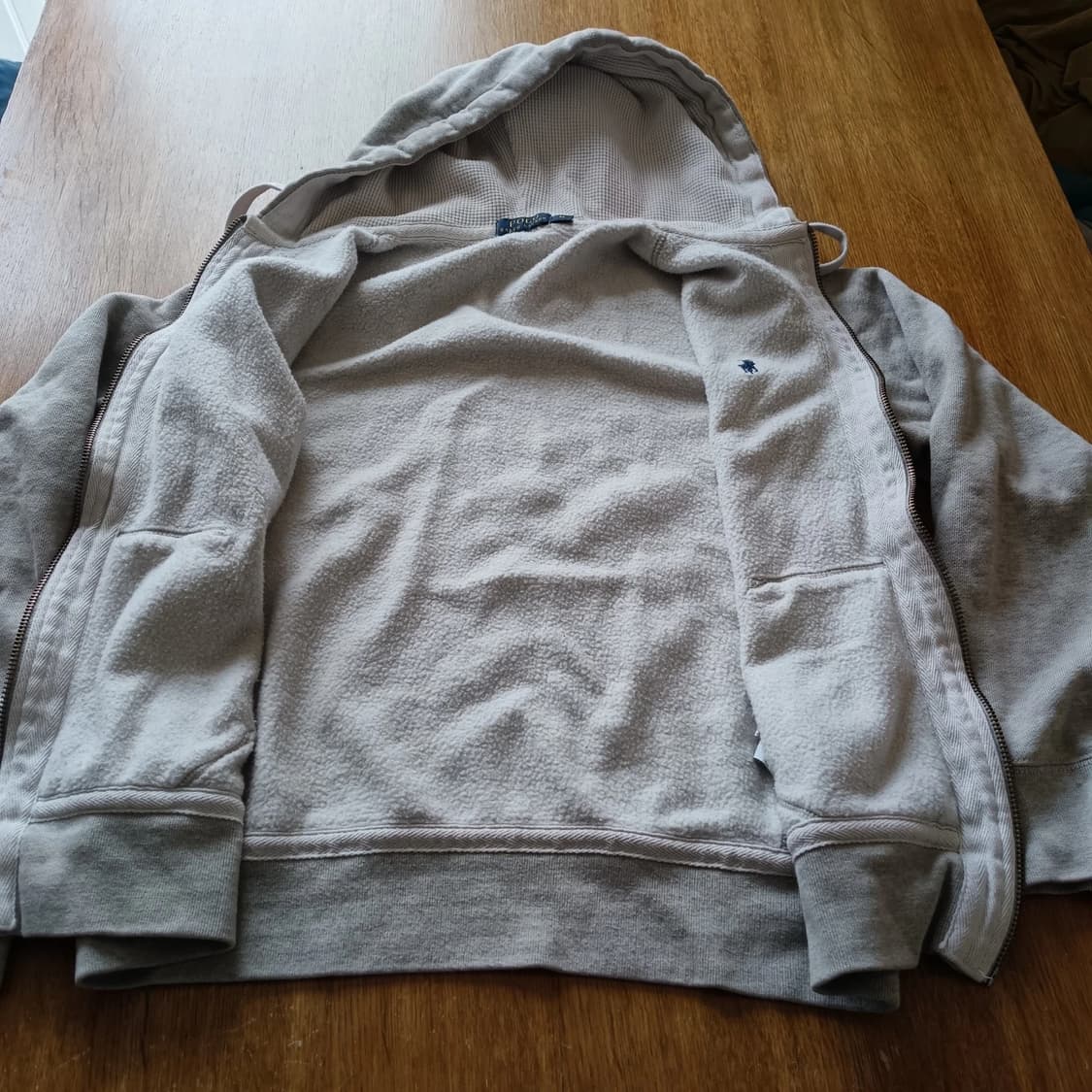 폴로 랄프로렌 라이트 그레이 후드집업 상품이미지6