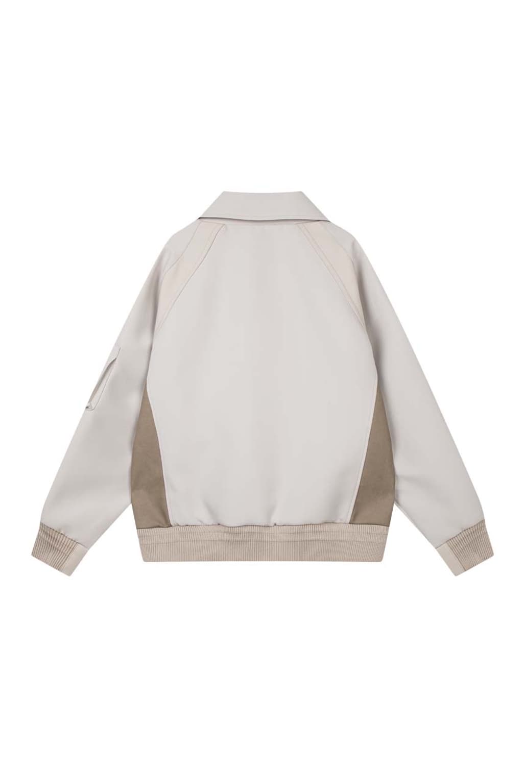 리버클래시 베이지 오버핏 바시티 점퍼 상품이미지2