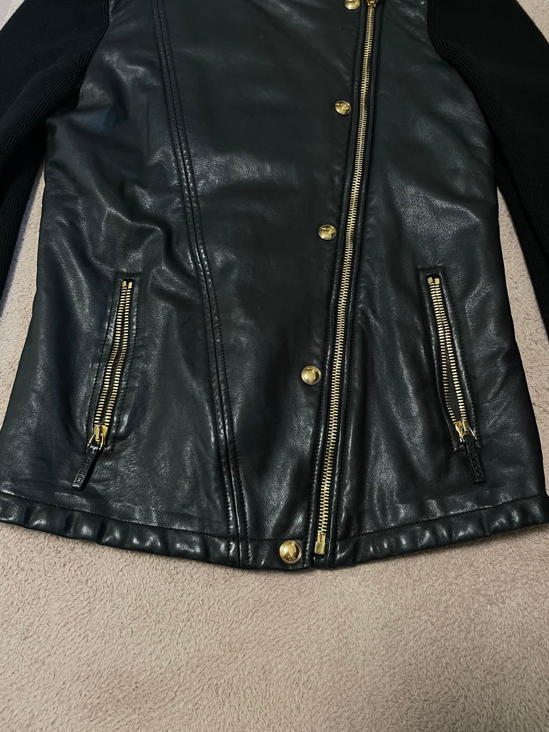 GUCCI 구찌 12FW 램스킨 모터바이크 자켓 상품이미지5