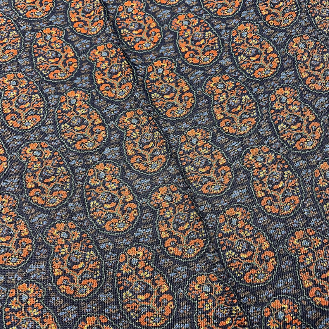 (정품/새상품) Drake's 드레익스 울 실크 페이즐리 스카프 상품이미지3