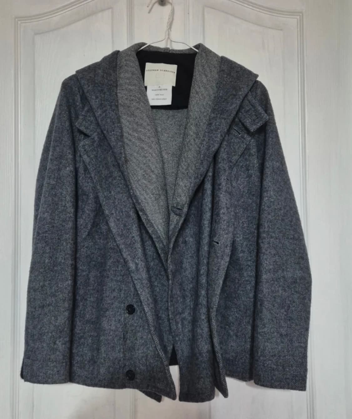 스테판 슈나이더 후드 울 자켓 상품이미지1