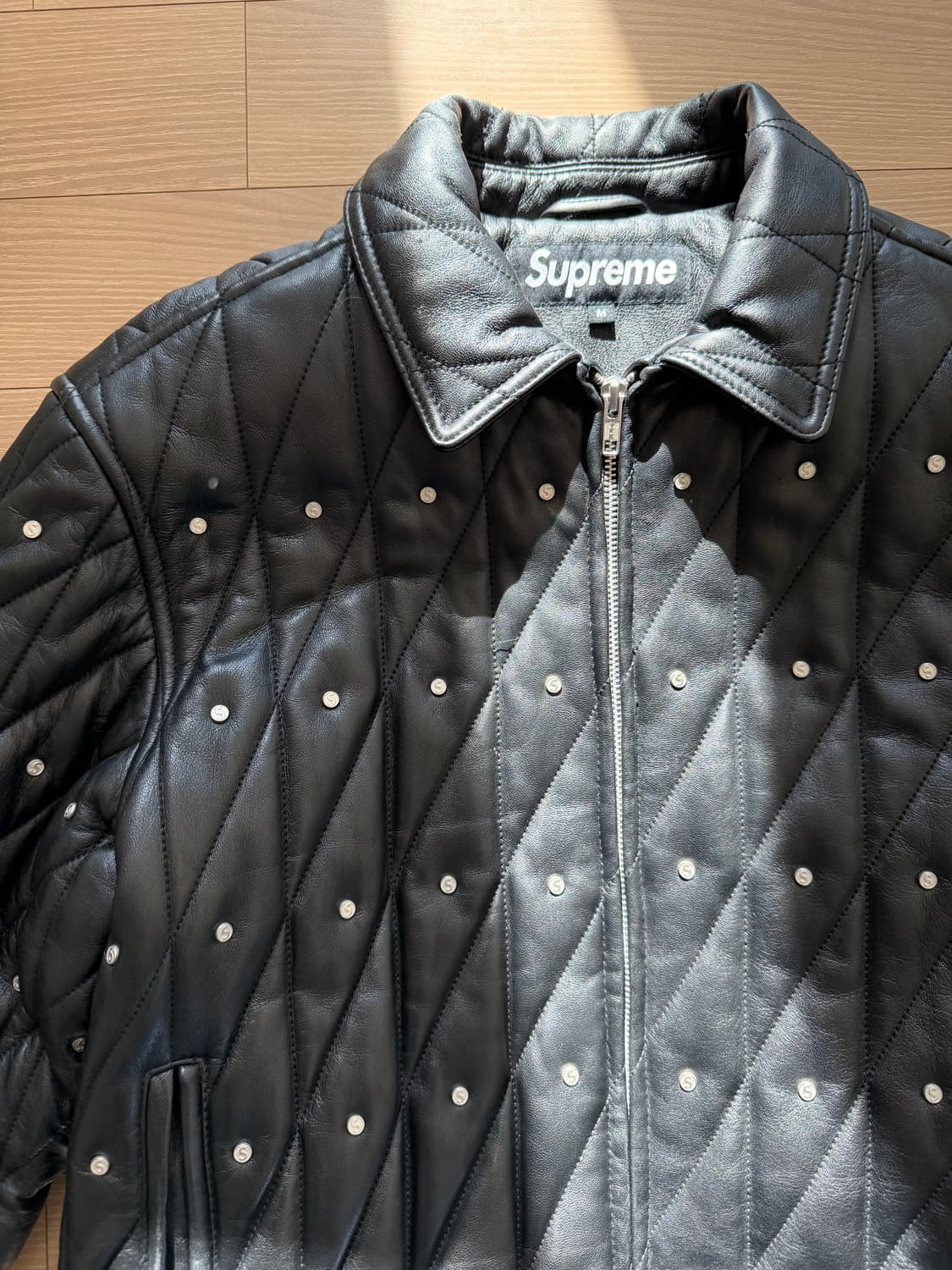 슈프림 쉽스킨 스터드 자켓 18fw m 상품이미지2