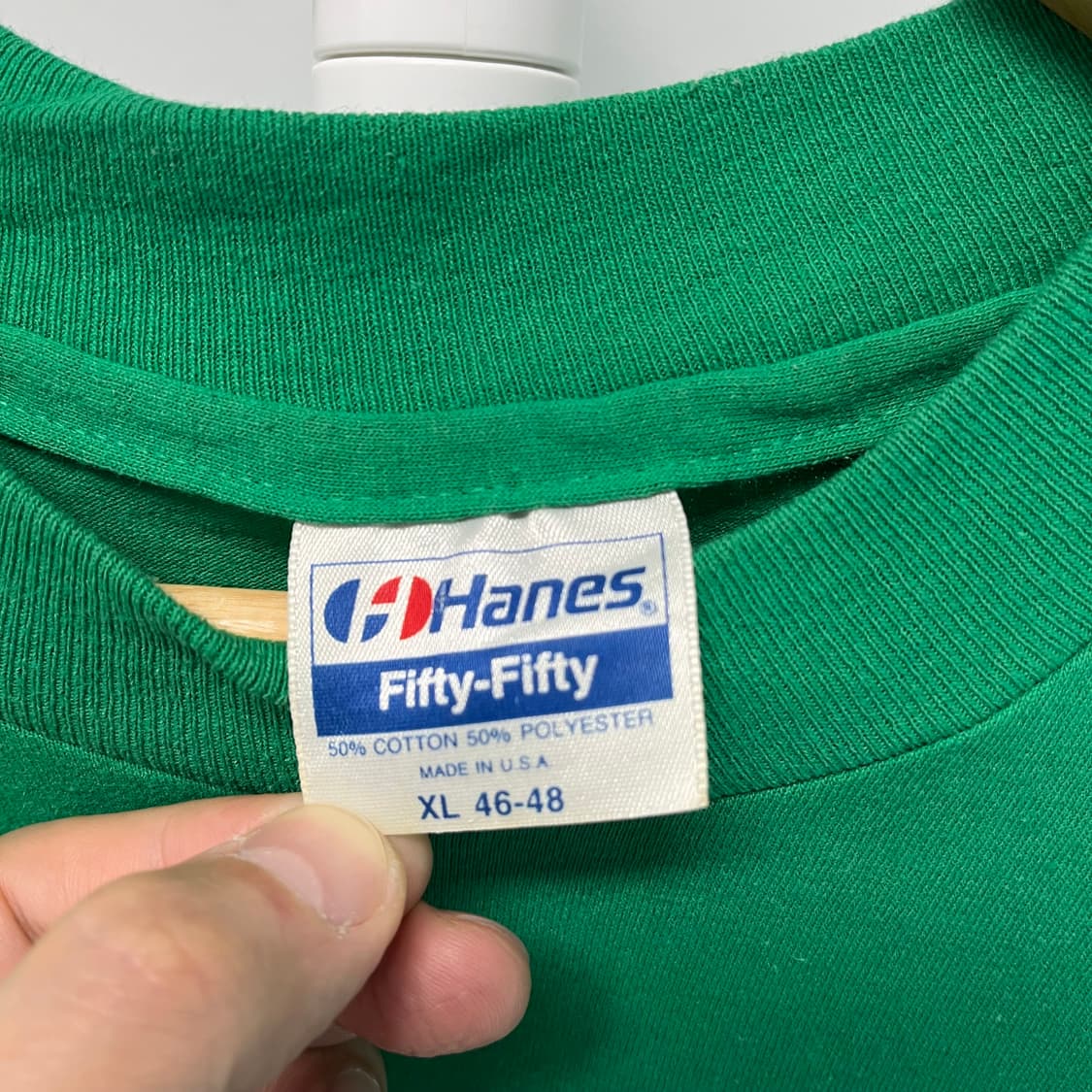 [XL] USA 90s 헤인즈 빈티지 그래픽 칼리지 스포츠 반팔 티셔츠 상품이미지7