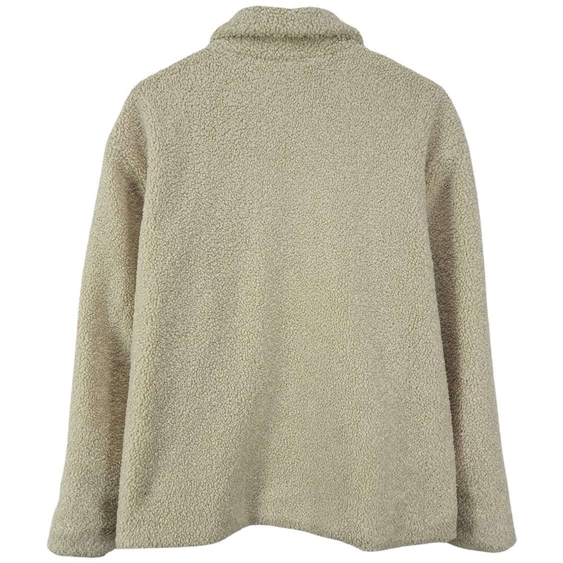 [타미힐피거] 로고 패치 뽀글이 쉐르파 후리스 자켓 아이보리 M19523 상품이미지3