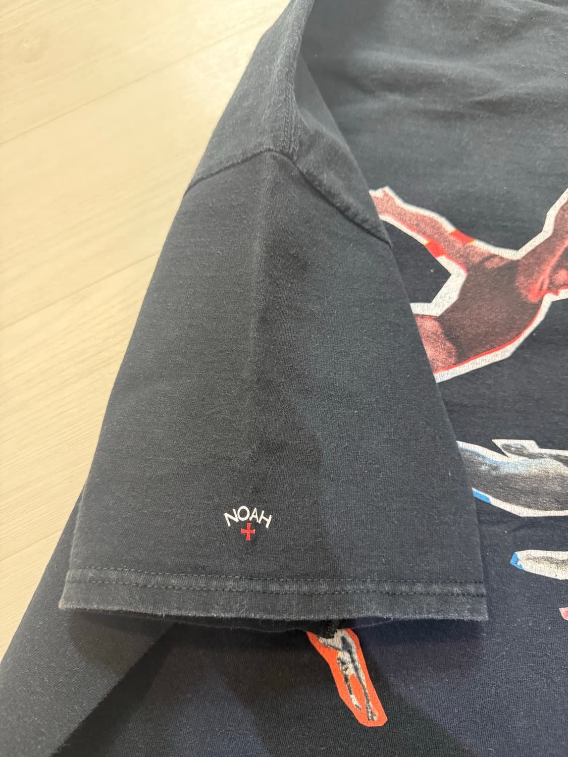 NOAH 검정색 반팔 티셔츠 M사이즈 상품이미지5