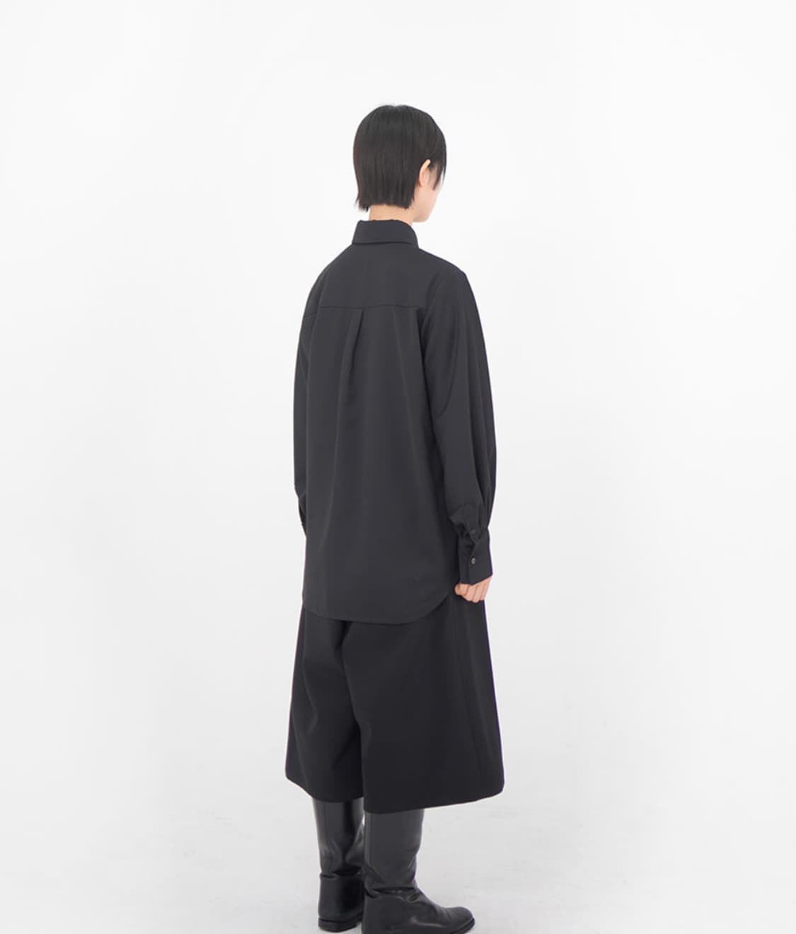 유노이아 Basic Bermuda Pants black 상품이미지3