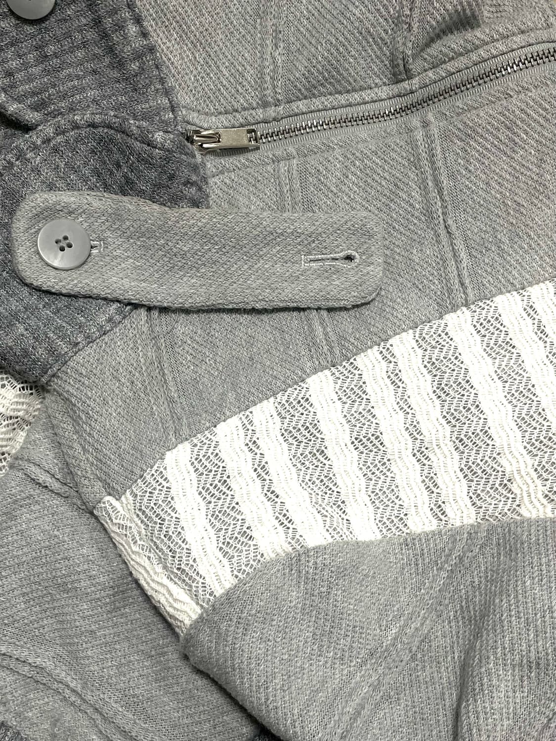 Hug your skin 니트 집업 상품이미지3