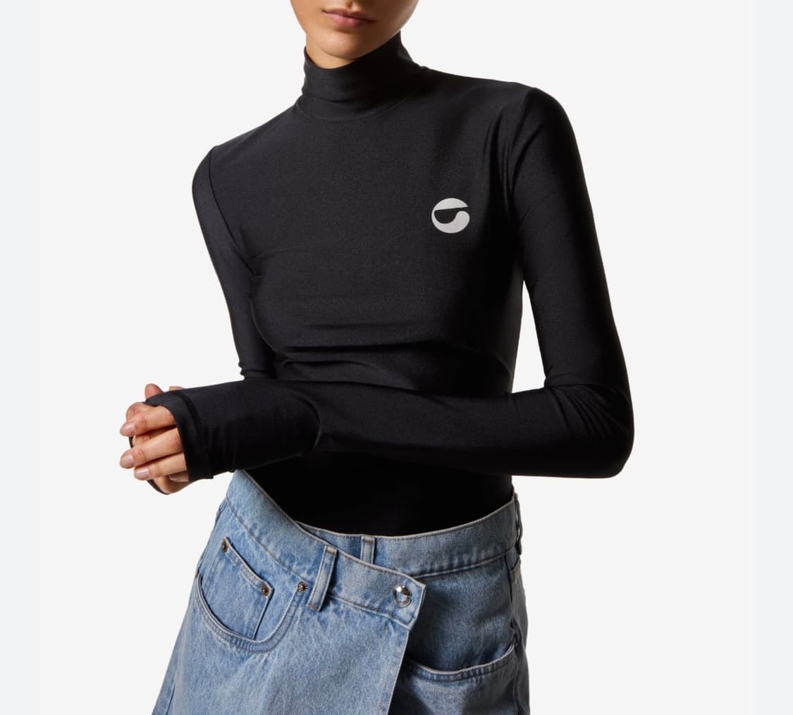 (정품/새상품) COPERNI 코페르니 여성 블랙 타이트 하이넥 탑 상품이미지5