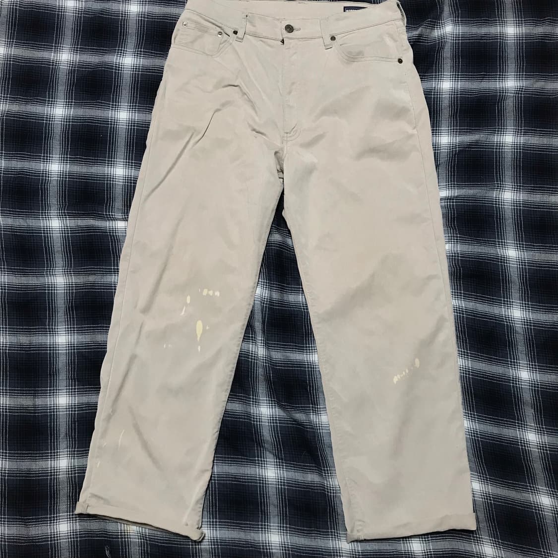 90-00s bobson 이지 트러커 베이지 팬츠 상품이미지1