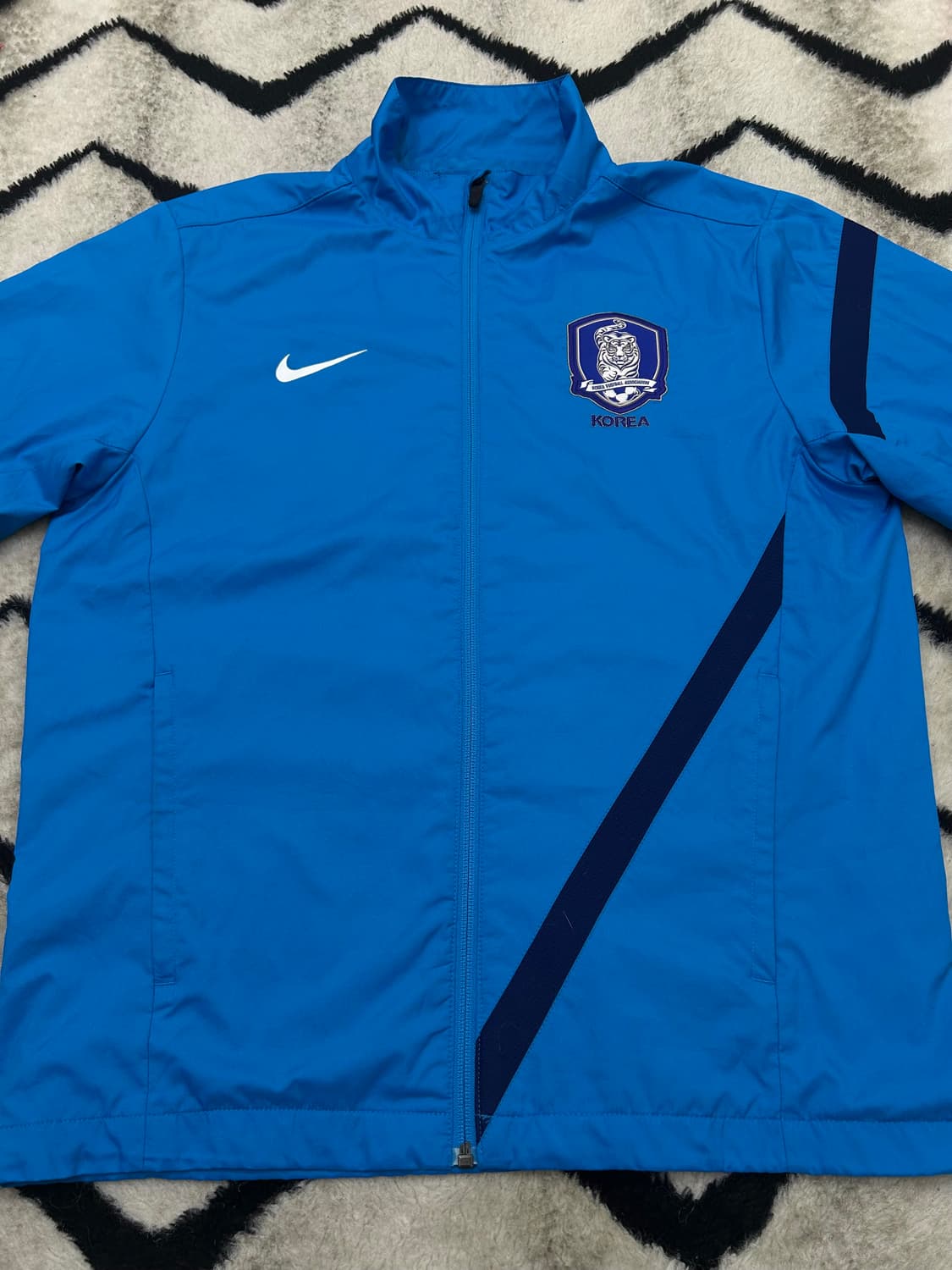 [M]나이키 12-13 국대 우븐 바람막이/블루 상품이미지3