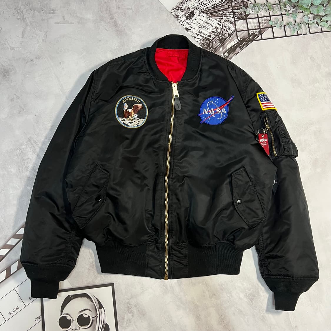 알파인더스트리 NASA MA1 자켓 상품이미지2