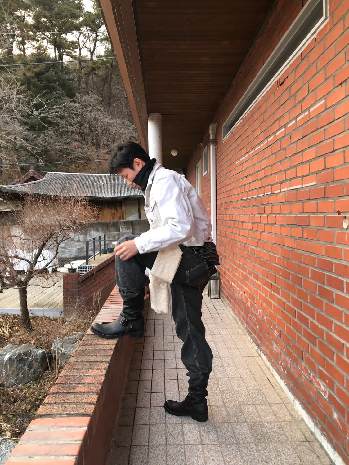 Undercover 07aw 하이넥 블루종 자켓 상품이미지4