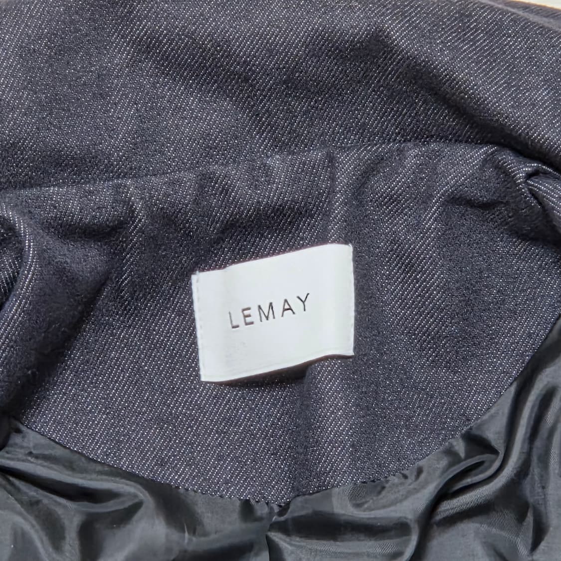 LEMAY 르메이 빈티지 핀턱 투웨이 데님 블루종 자켓 M16009  상품이미지5