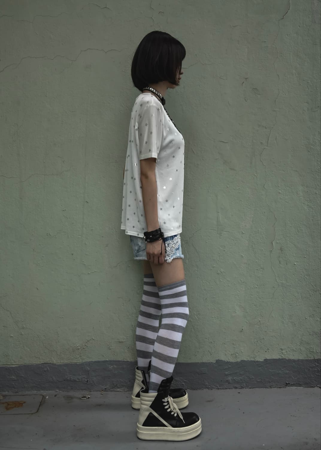 Light Blue Washed Denim Shorts 상품이미지6