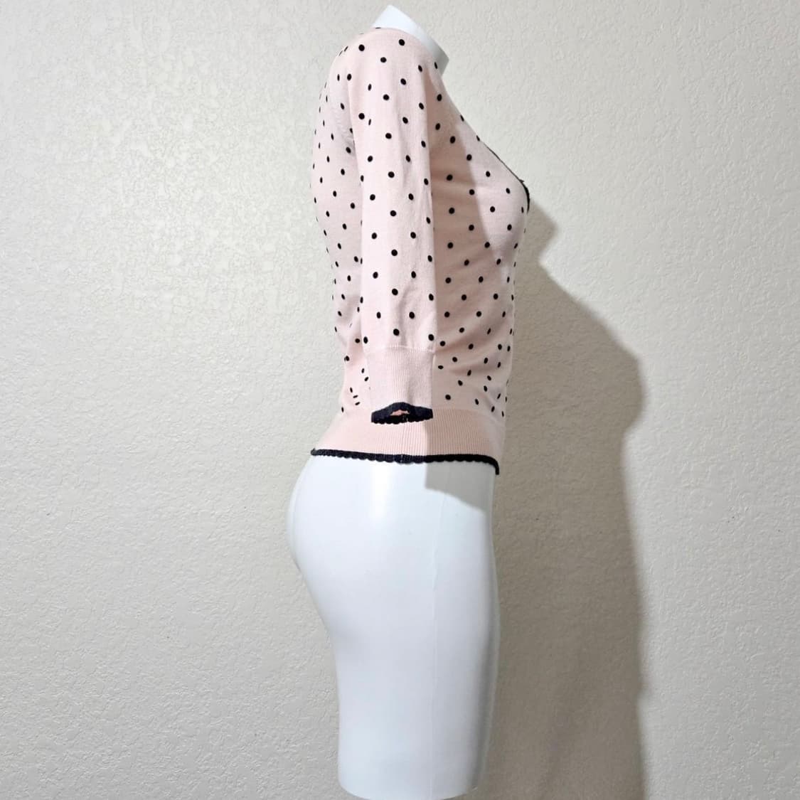 [제시] 잉그니 로걀 핑크 도트 니트 탑 대대장 희귀매물 유일매물 상품이미지3