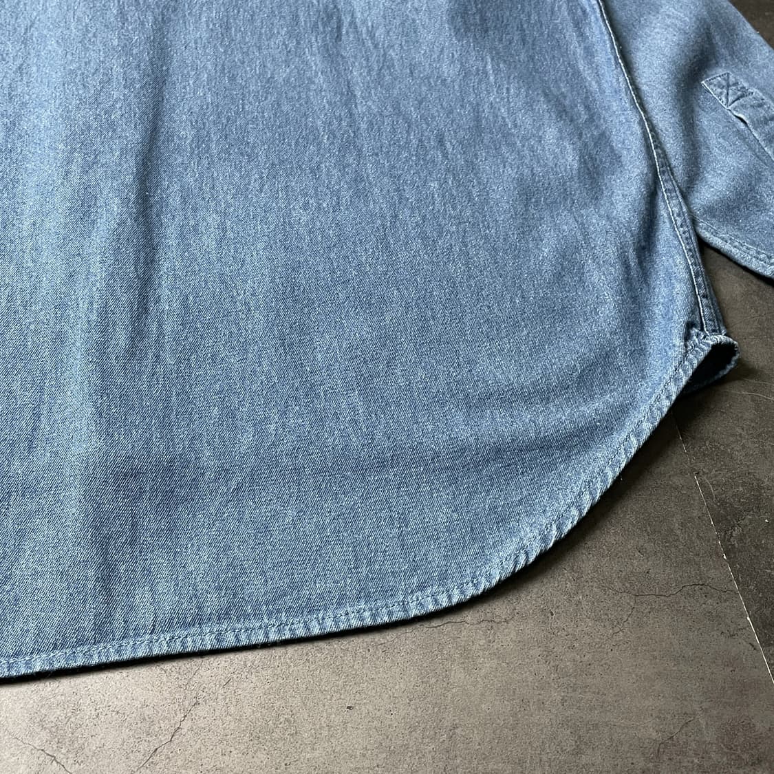 ULTRACLUB 빈티지 다운버튼 코튼 데님 셔츠 A00732 상품이미지8