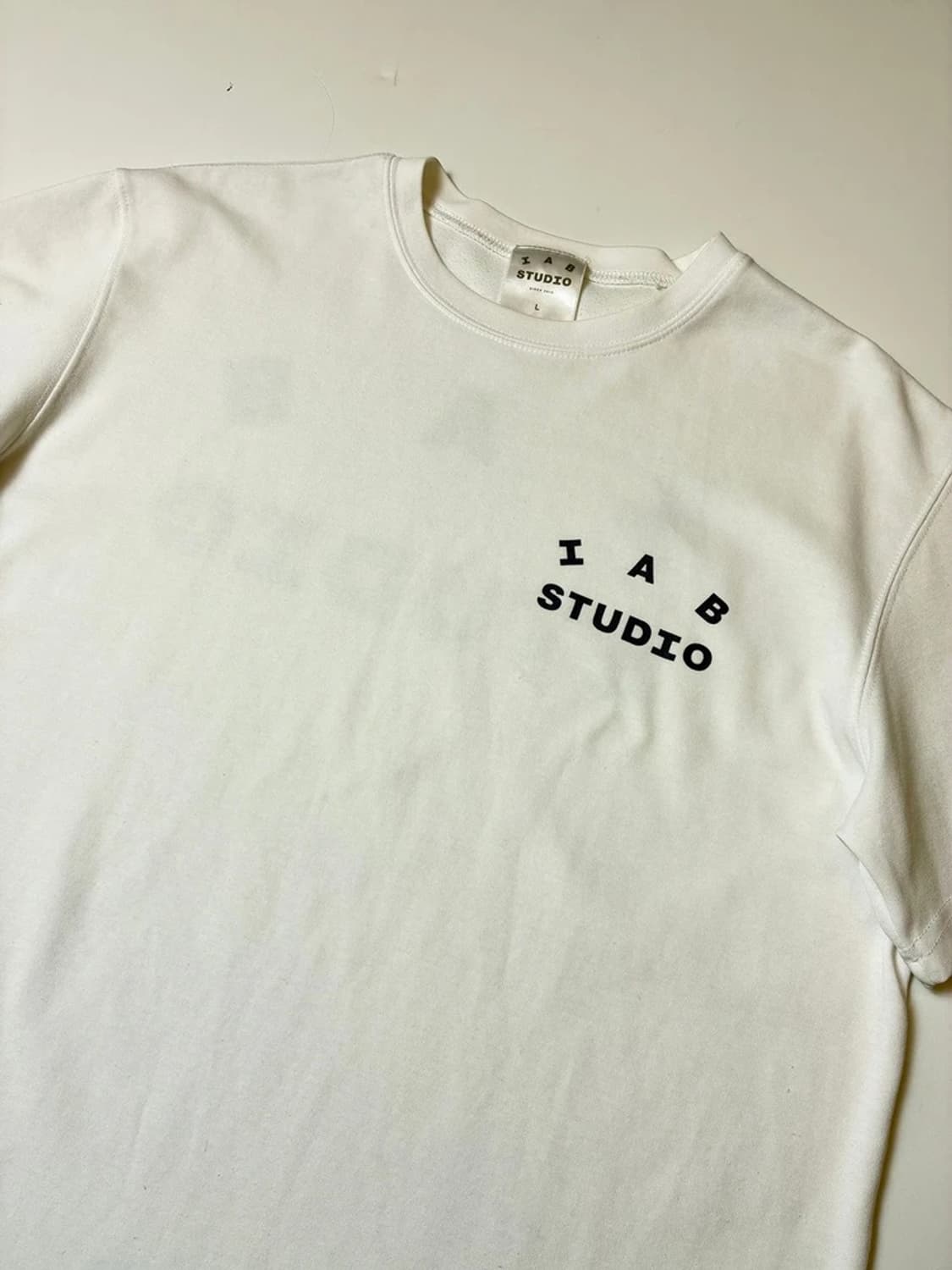 아이앱스튜디오 빅로고 오버핏 반팔 티셔츠 PN9684 상품이미지4