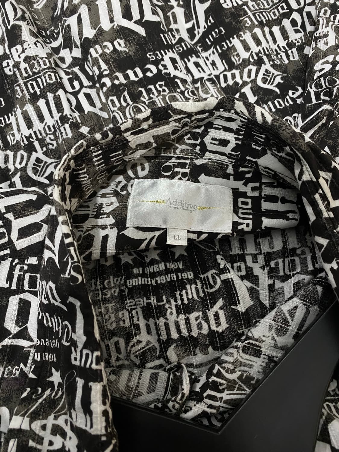 Additive 레터링 셔츠 상품이미지6