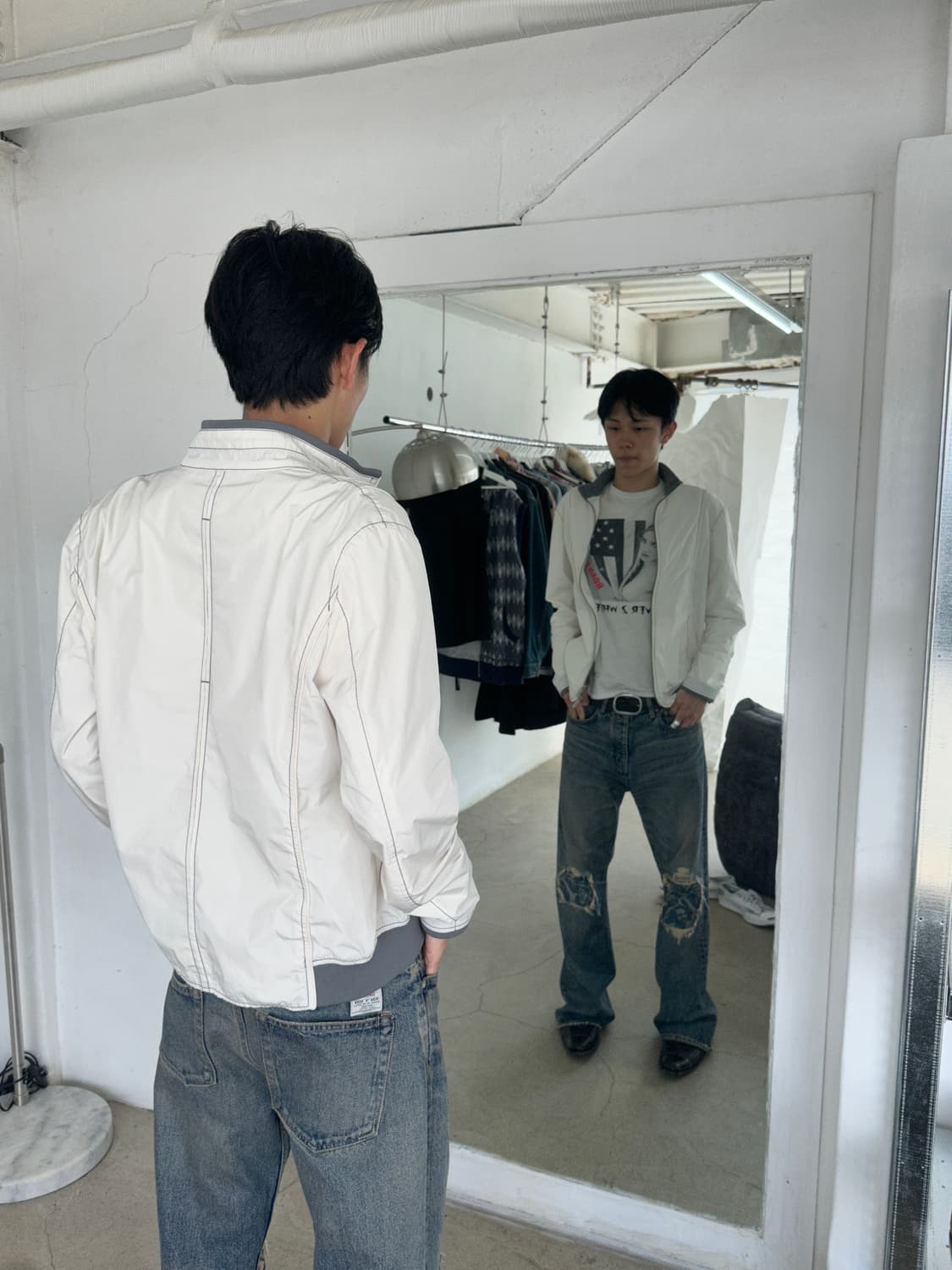 아르마니 패널 봄버 자켓 상품이미지4