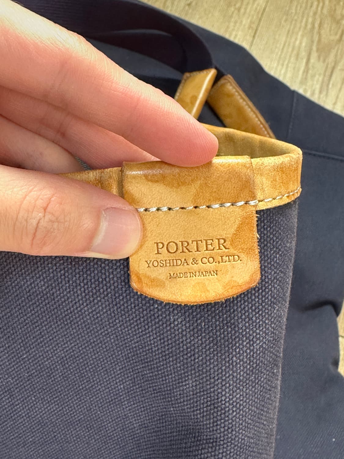 포터 캔버스 레더 토트백 상품이미지3