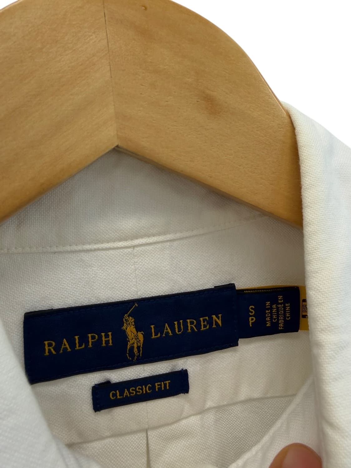 폴로 옥스포드 셔츠 화이트 (S) 상품이미지10