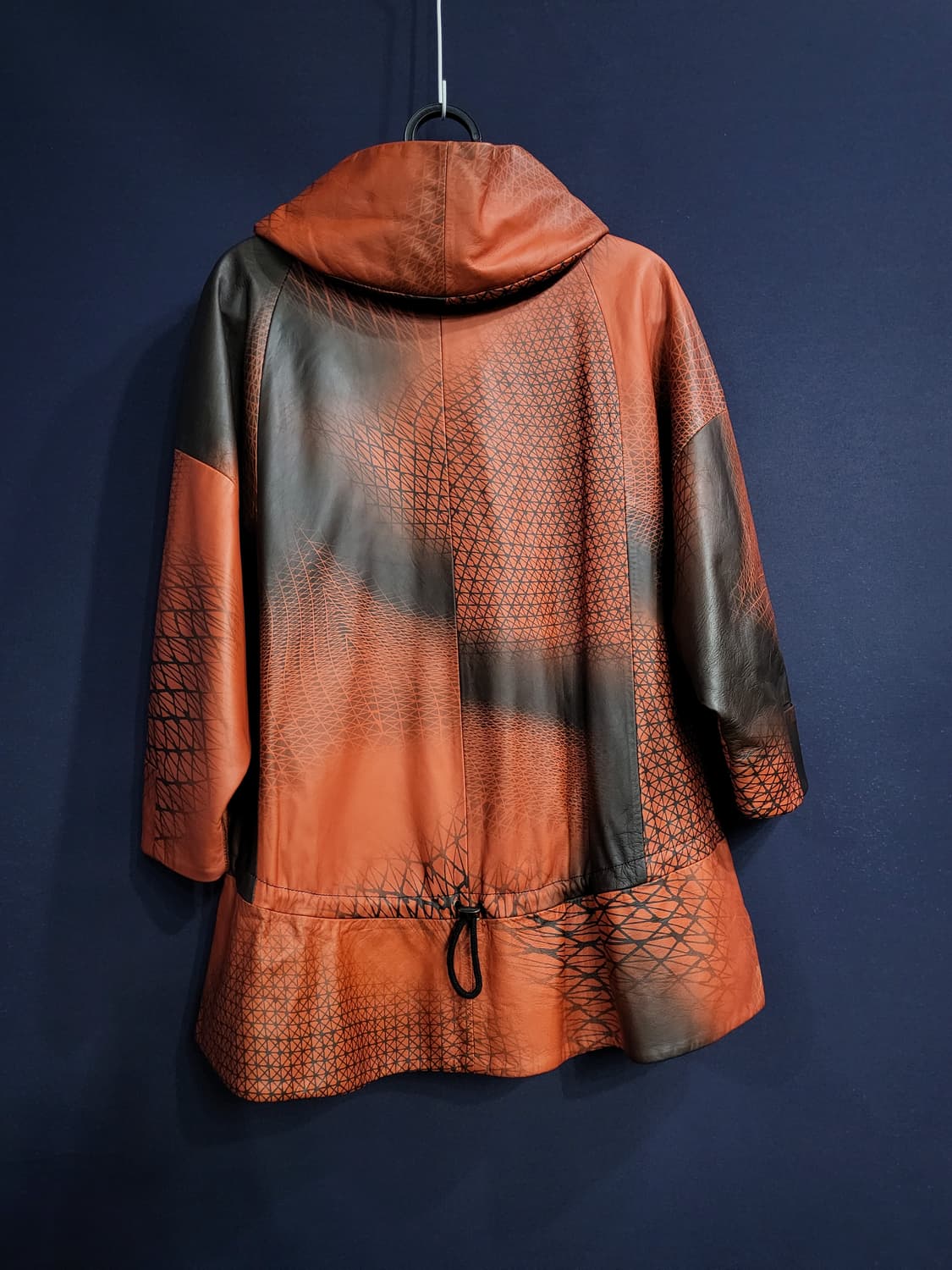 양가죽 기하학적 패턴 가오리식 자켓 상품이미지7