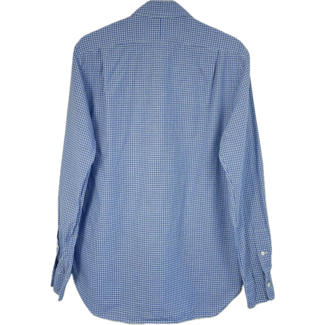 [M] 폴로 랄프로렌 블루 체크 셔츠 ITALY FABRIC 상품이미지2