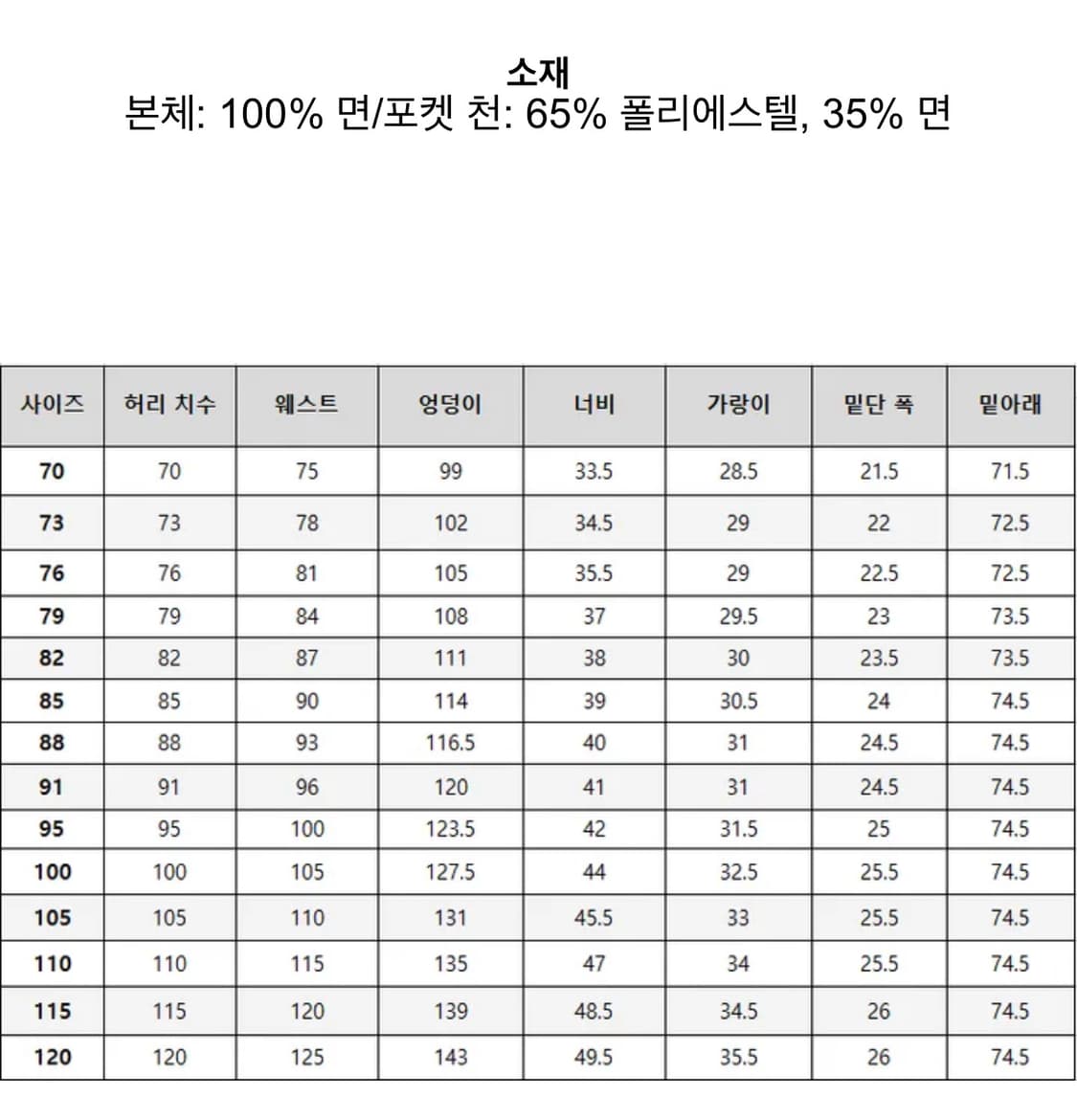 유니클로U/와이드핏 치노팬츠 다크브라운/76 상품이미지6