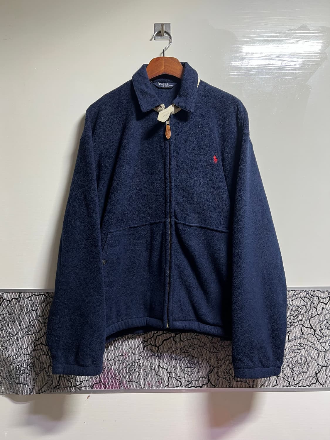 폴로 랄프로렌 네이비 플리스 집업 상품이미지1