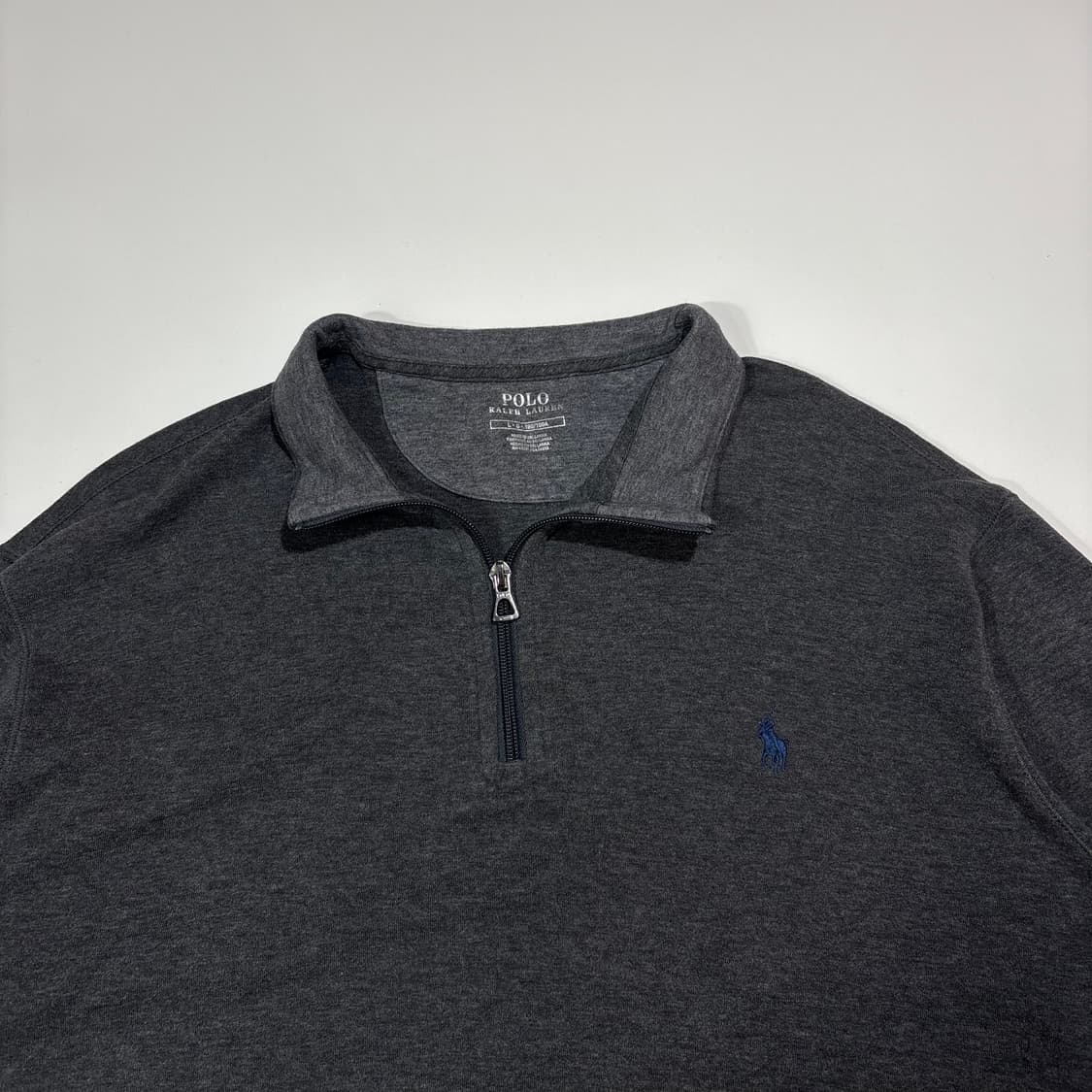 폴로 랄프로렌 그레이 하프집업 스웻셔츠 상품이미지2