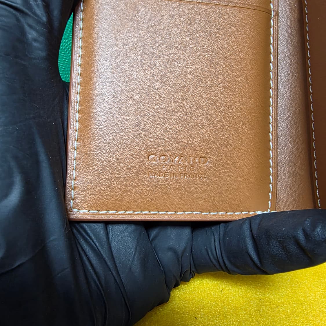 {클로젯}[사진 풀구성]고야드 생피에르 카드지갑 블랙&탄 상품이미지4