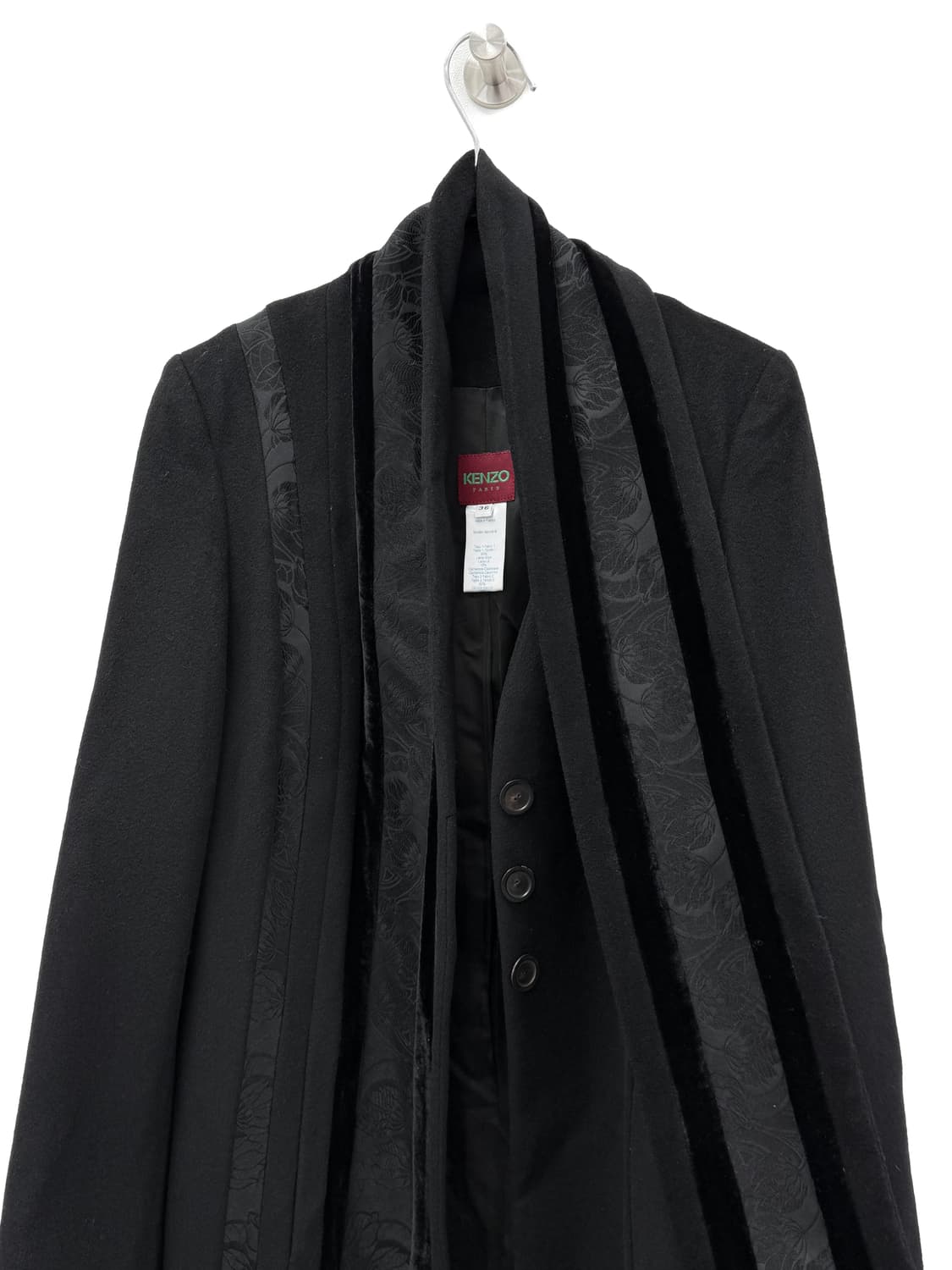 겐조 케이프 디테일 롱 코트 상품이미지6