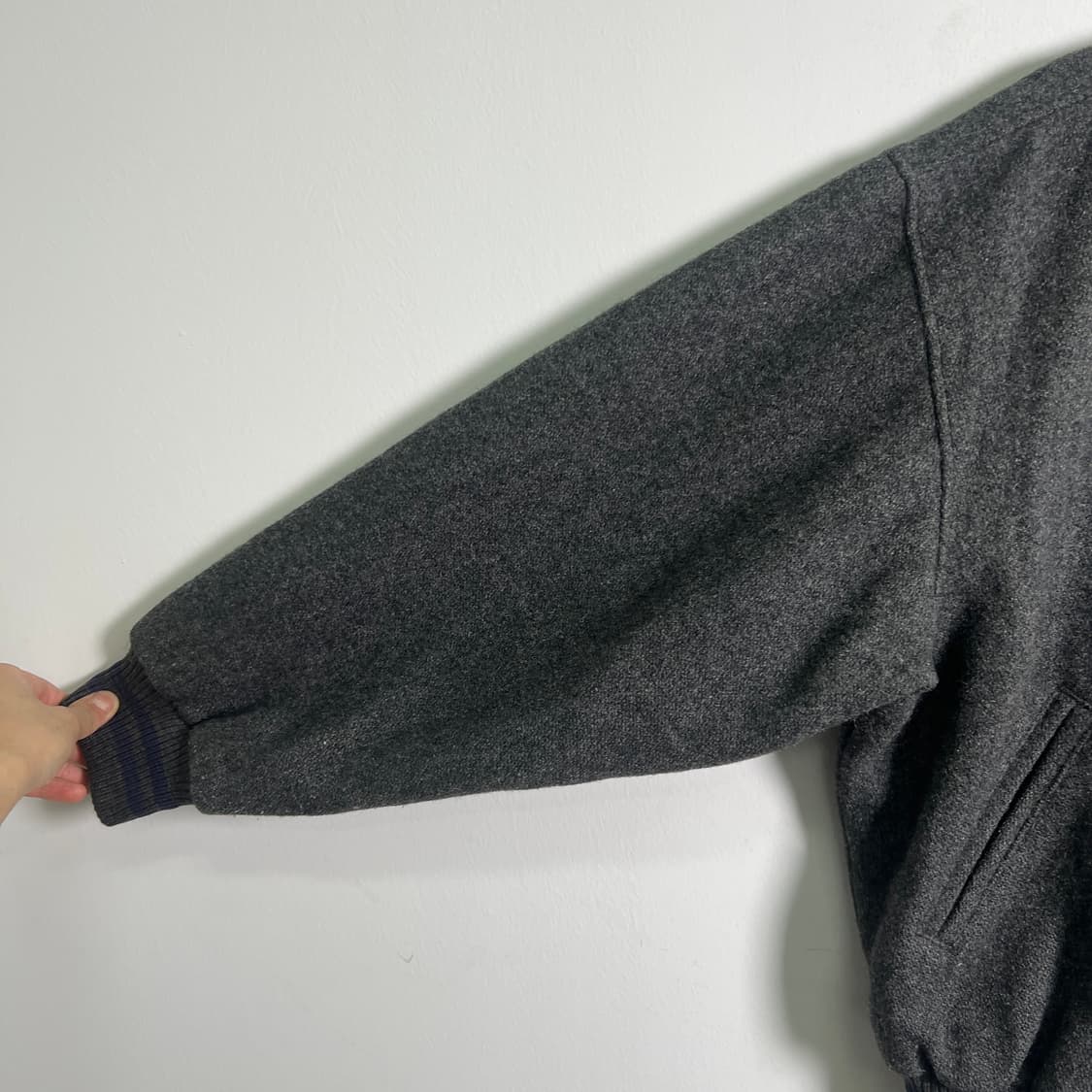 90's 맥그리거 울 바시티 자켓 M 상품이미지7