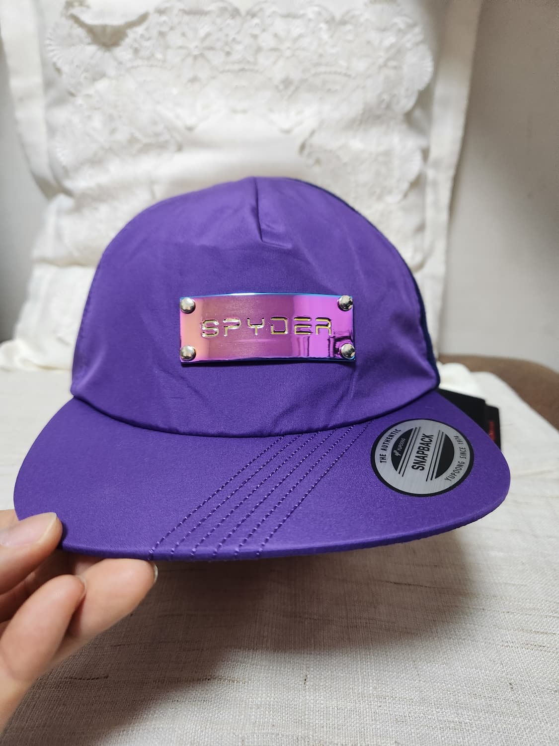 (새상품)스파이더 스냅백 프리 상품이미지2