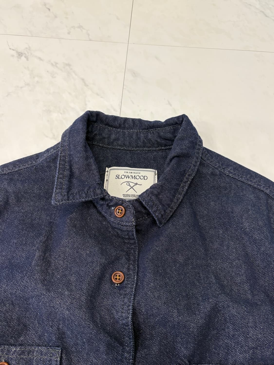 slowmood vintage denim shirt 상품이미지3