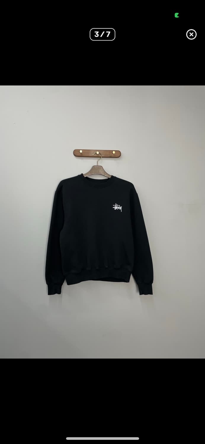 스투시 베이직 크루넥 맨투맨 A3336 상품이미지2