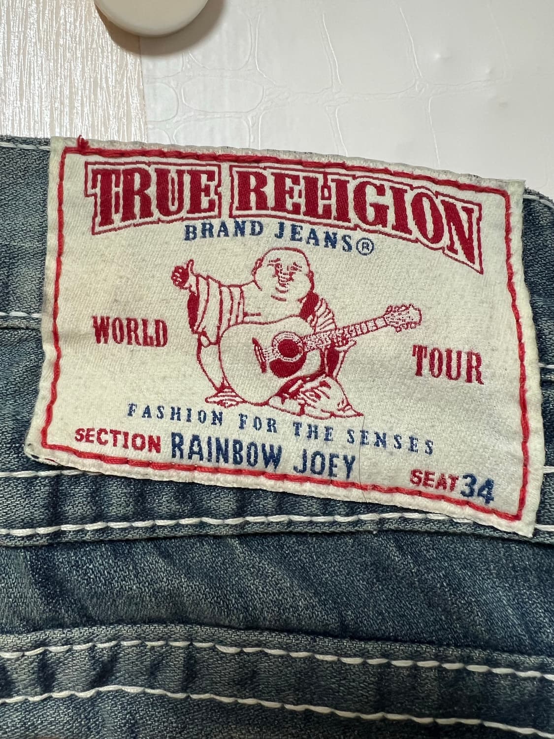 트루릴리전 레인보우 조이 빈티지 부츠컷 28사이즈 트루릴리젼 데님 청바지 상품이미지3