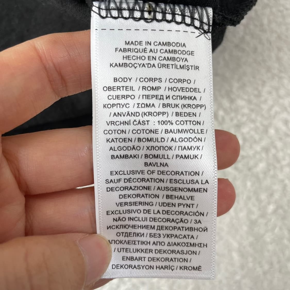 XL 폴로 롱슬리브 블랙 긴팔 상품이미지6