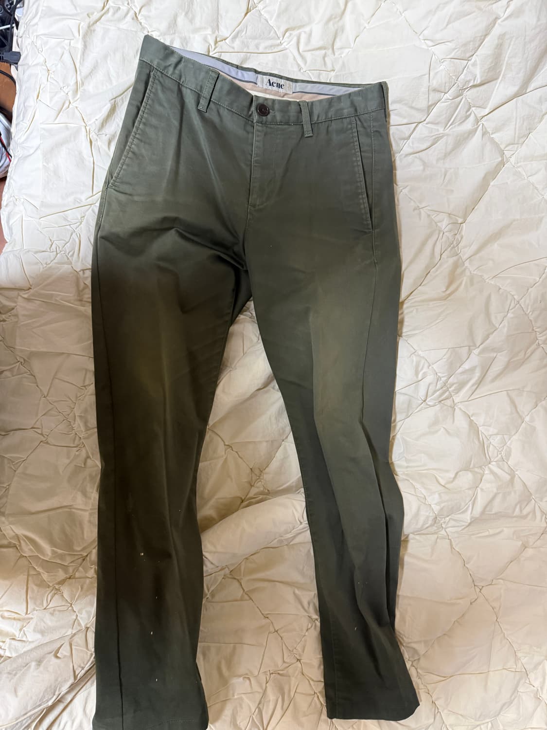 아크네 카키면바지 acne 상품이미지1