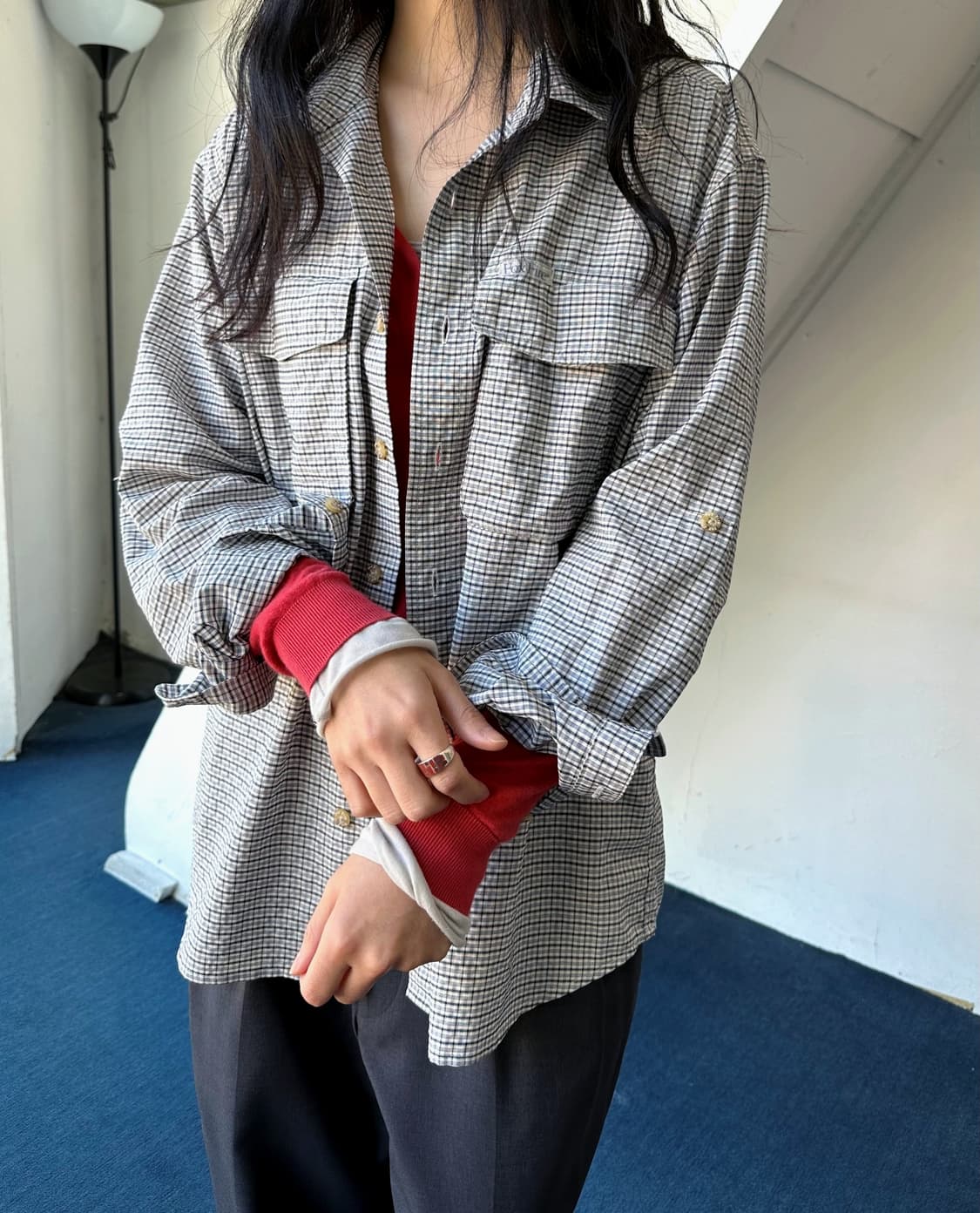 Utility nylon poly active shirt 상품이미지3