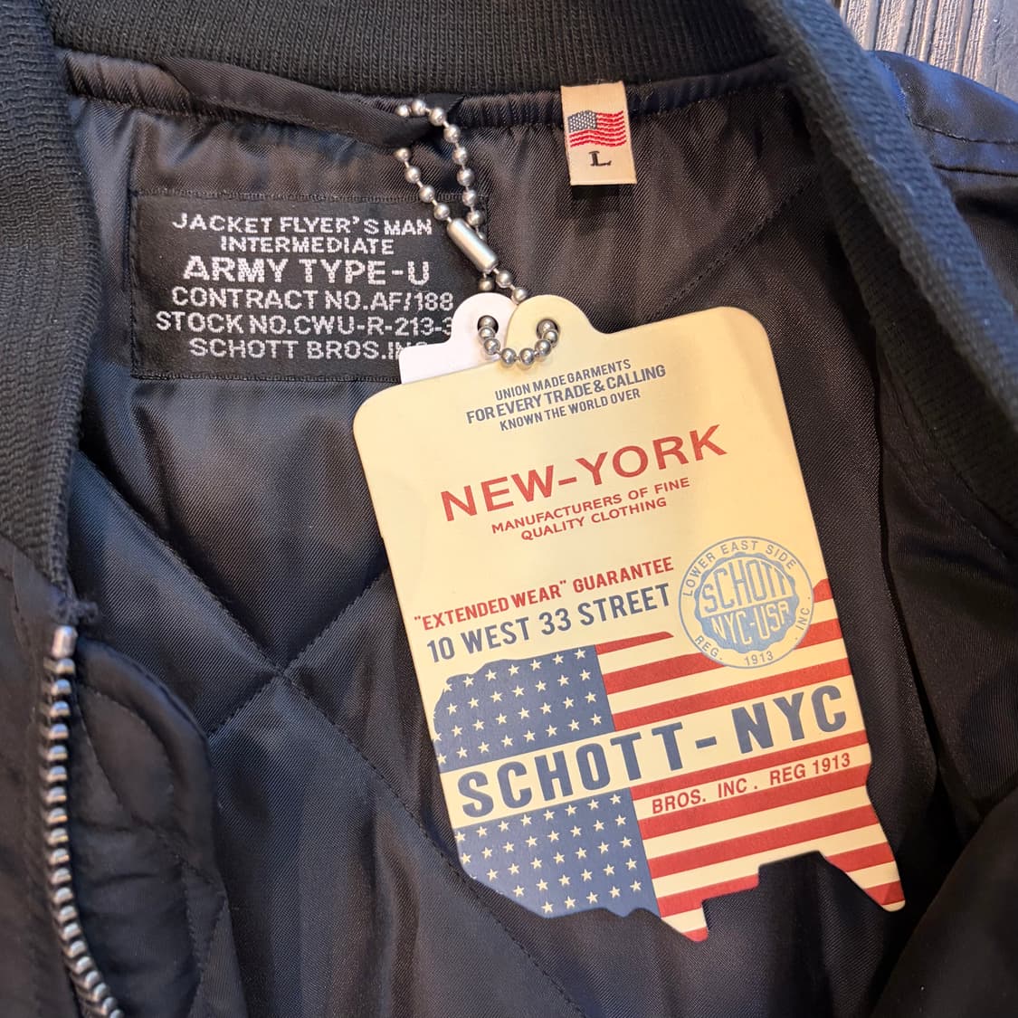 쇼트NYC MA-1 롱버전 자켓 상품이미지3